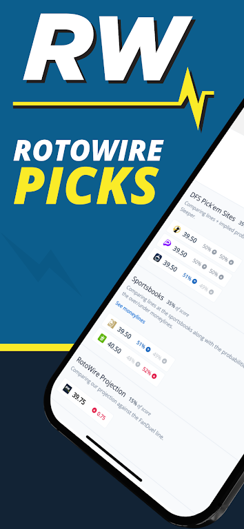 RotoWire Picks | Player Props Screenshot 1