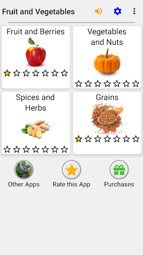 Fruit and Berries, Nuts & Vegetables: Picture-Quiz Screenshot 3 