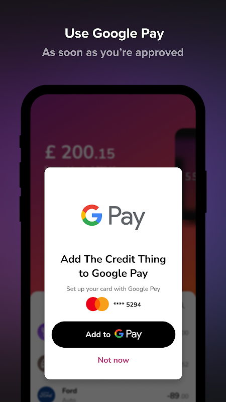 The Credit Thing - Credit Card Screenshot 1