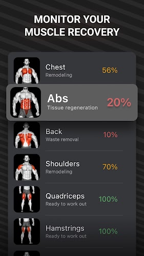 Muscle Booster Workout Planner Screenshot 5