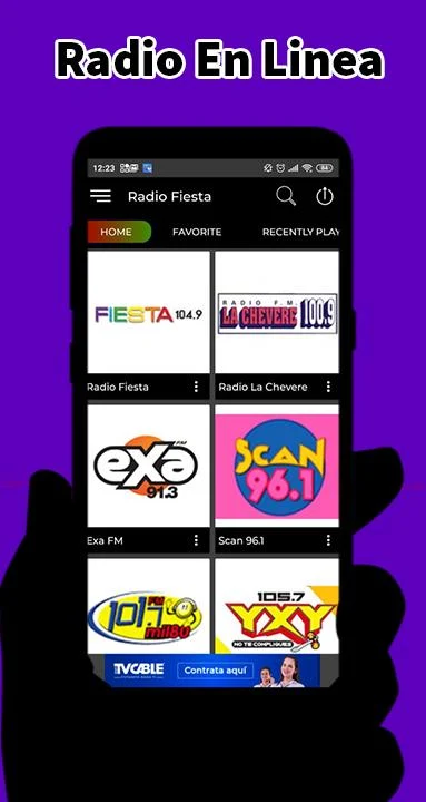 Radio Fiesta 104.9 El Salvador Screenshot 1 