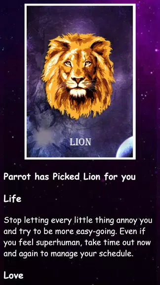 Kili Josiyam Parrot Astrology - Tarot card Reading Screenshot 4