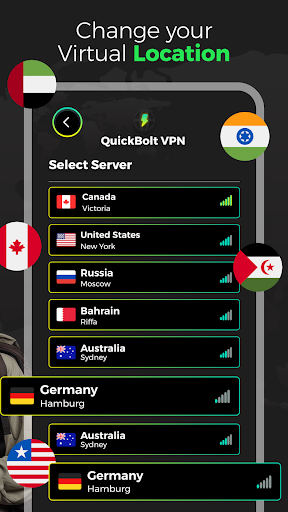 Quick Bolt VPN - VPN Proxy Screenshot 4 