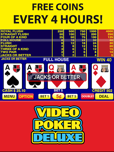 Video Poker Deluxe Screenshot 3 