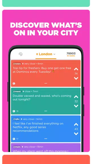 Jodel: Hyperlocal Community Screenshot 1 