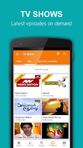 nexGTv SD Live TV on Mobile Screenshot 4 