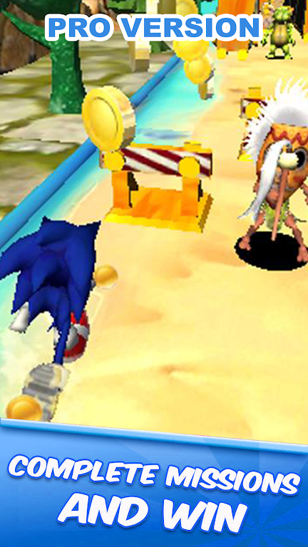 Pro Blue Hedgehog - Ultimate A Screenshot 1