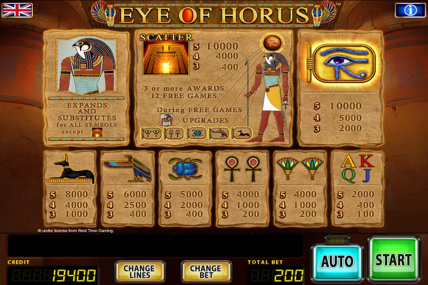 Eye of Horus BB Screenshot 4