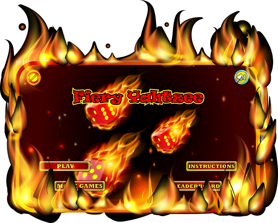 Flaming Yatzy - Ignited Dice Screenshot 1