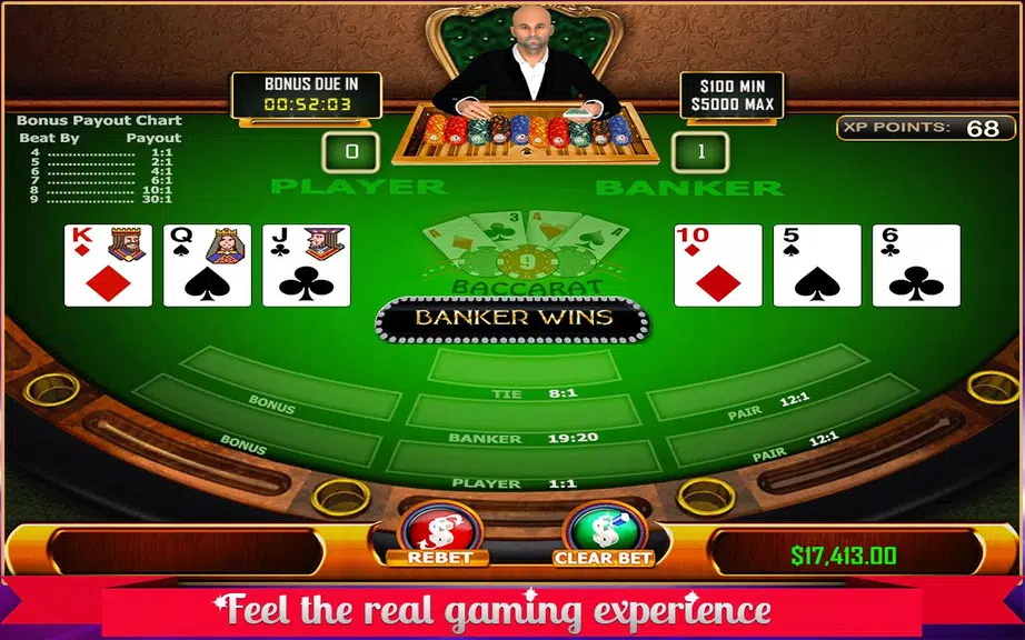 Baccarat - Casino Style Screenshot 2