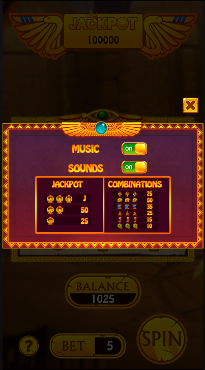 Lucky Pharaoh Slots Casino Screenshot 3