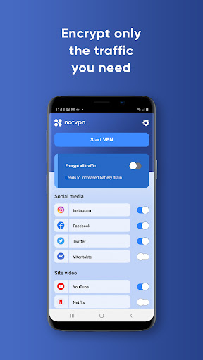 NotVPN - Unlimited VPN Screenshot 3 