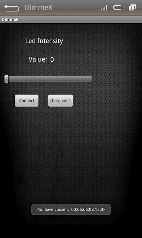 Tenet : Slider App Arduino LED Screenshot 2 