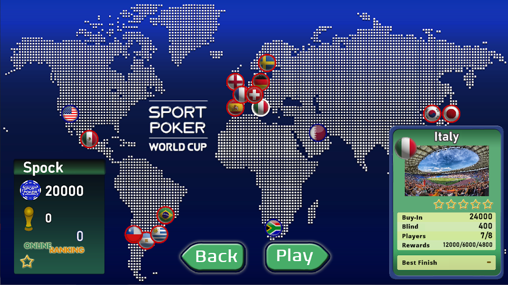 Sport Poker - World Cup Screenshot 3