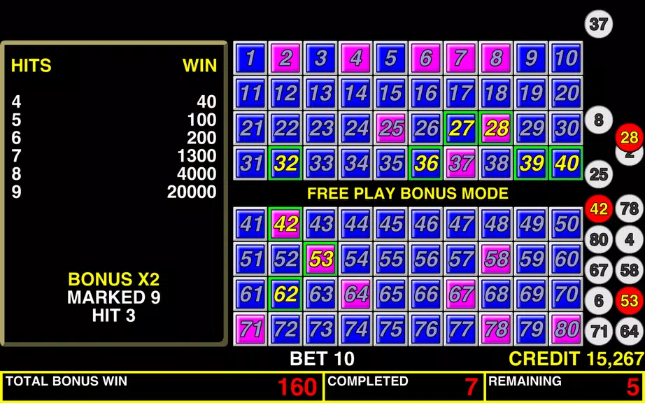 Keno Bonus Las Vegas Casino Screenshot 4