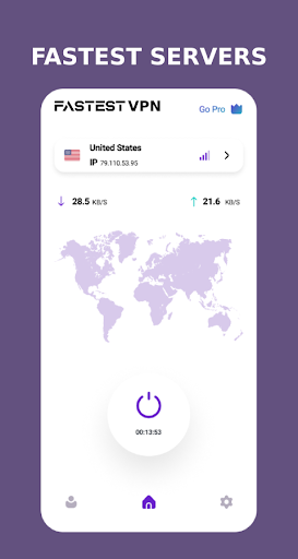 Fastest VPN - Fast & Secure Screenshot 1