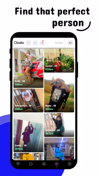 Olosho - Dating & Meet People Screenshot 1