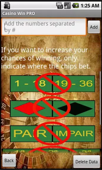 Smart roulette FREE (Odds) Screenshot 3 