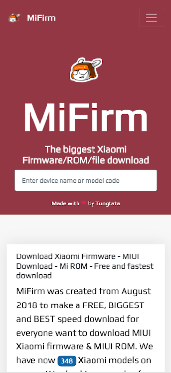 MiFirm Screenshot 1 