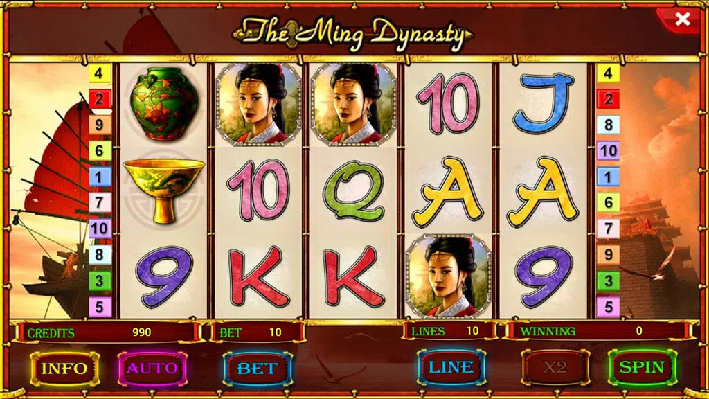 The Ming Dynasty slot Screenshot 1 