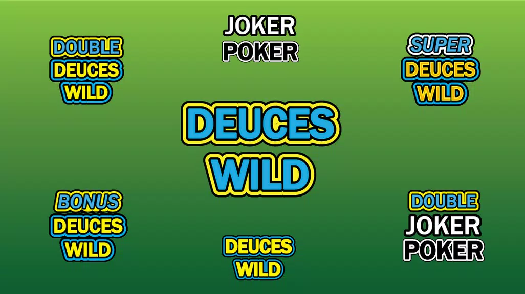 Deuces Wild Poker OFFLINE FREE Screenshot 2 