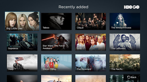 HBO GO - Android TV Screenshot 2 