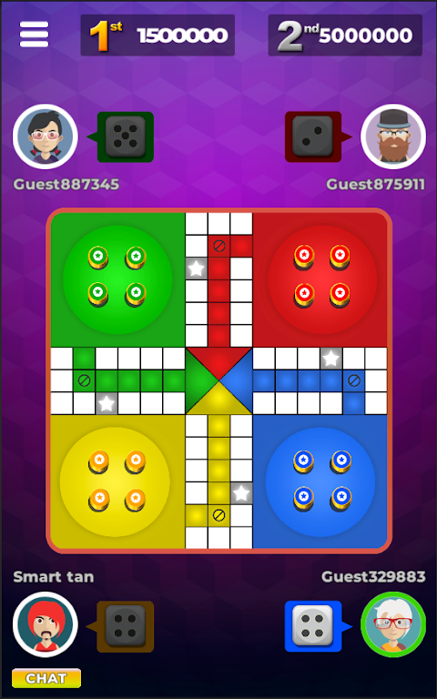 Ludo Challenge Stars - Classic King Game 2018 Screenshot 1 