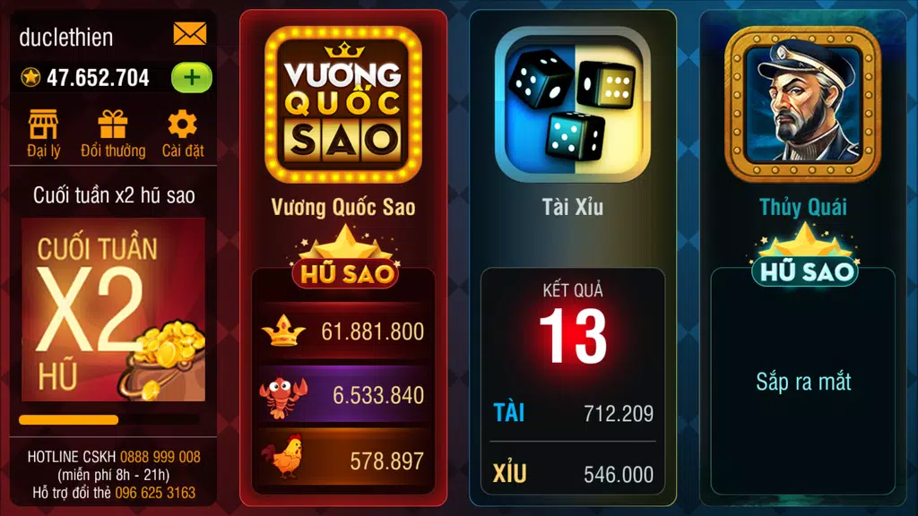 Vương Quốc May Mắn - Tài Xỉu Screenshot 3