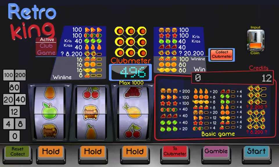 Retro King slot machine Screenshot 1 