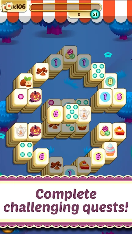 Mahjong Solitaire Cupcake Bake Screenshot 2 