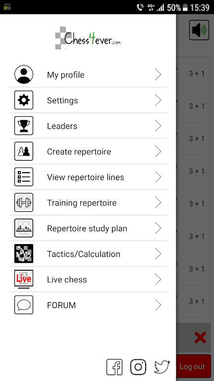 Chess4ever - Play, study & watch chess Screenshot 2