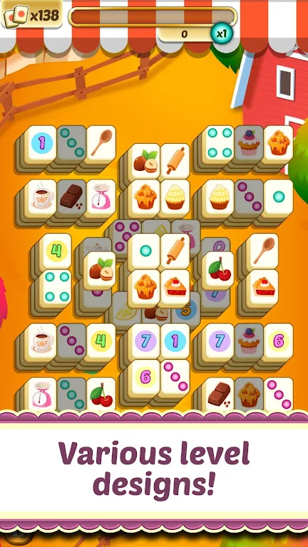 Mahjong Solitaire Cupcake Bake Screenshot 3 