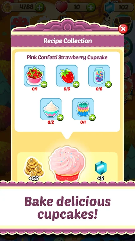 Mahjong Solitaire Cupcake Bake Screenshot 4 