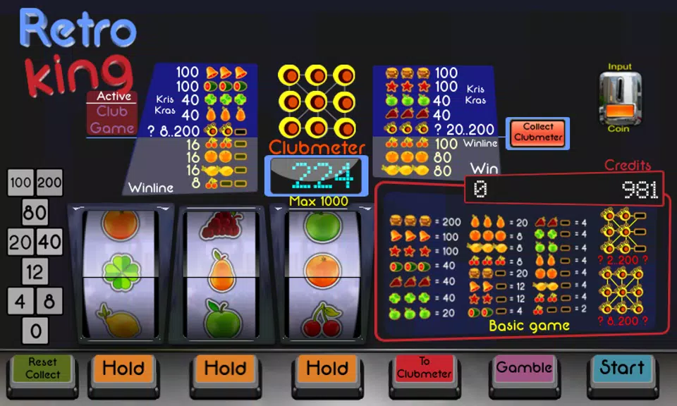 Retro King slot machine Screenshot 2