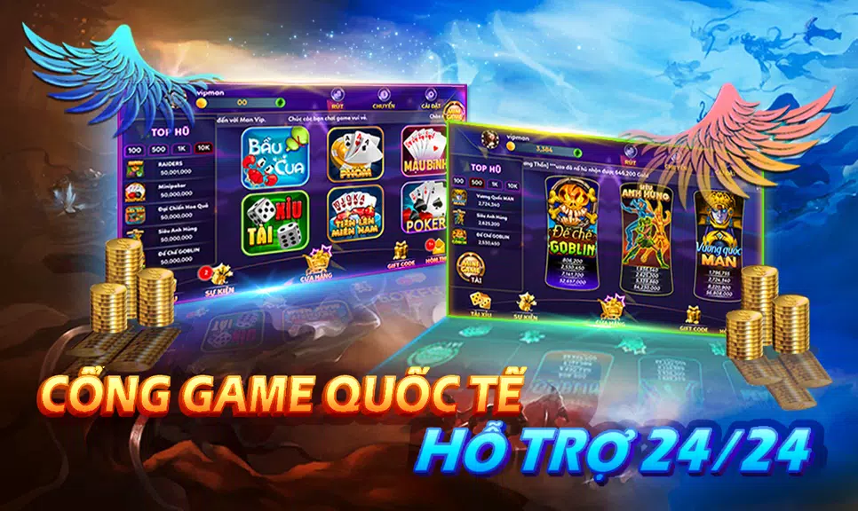 MANVIP Gaming - Cổng game đẳng cấp quốc tế Screenshot 2