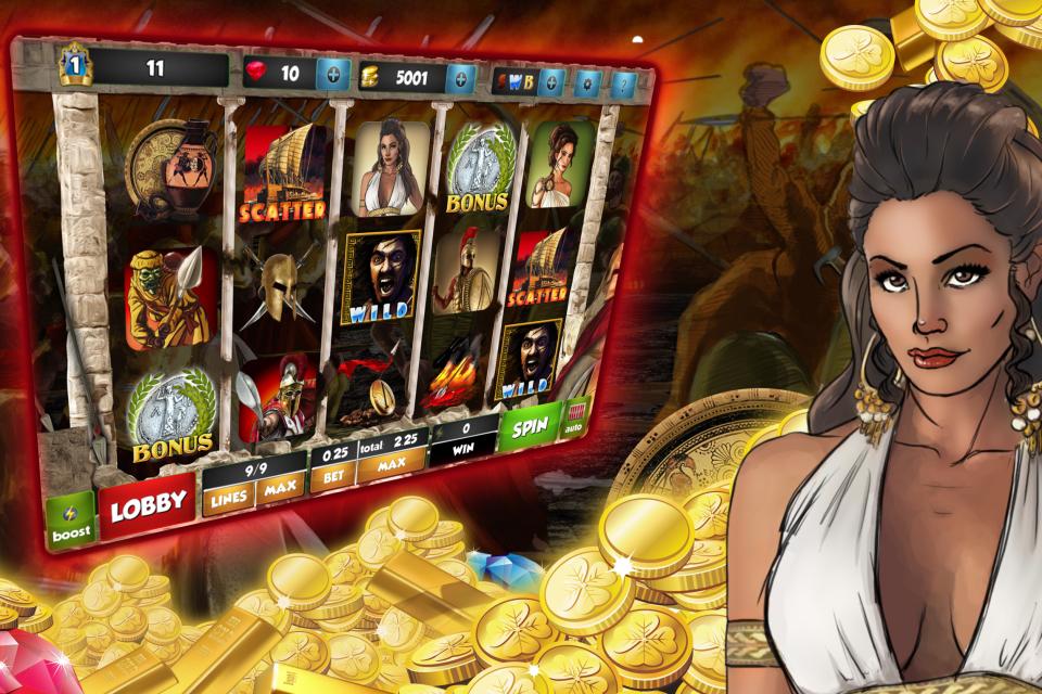 Sparta Slot Machine Screenshot 2