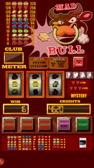 Mad Bull slot machine Screenshot 1 