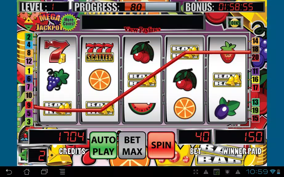 Mega Jackpot Slot Machine Screenshot 1 