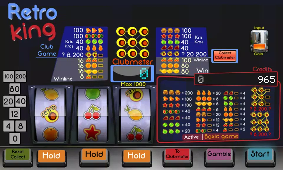 Retro King slot machine Screenshot 3 