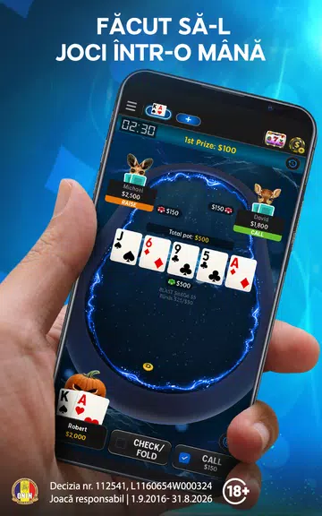 888 Poker - Texas Holdem și poker pe bani reali Screenshot 1