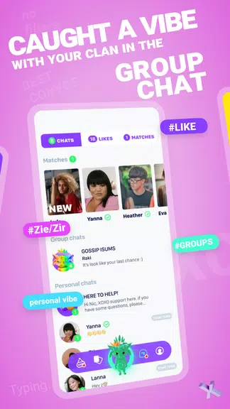 XOXO: Chat, Play, Make Friends Screenshot 2 