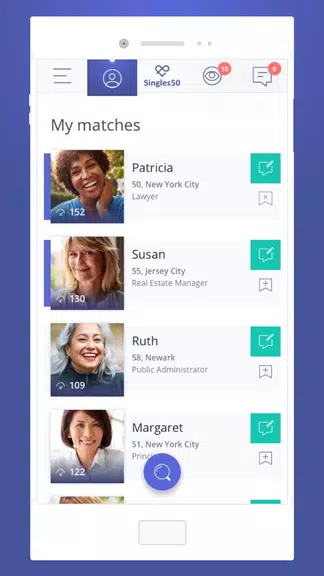 Singles 50 - Matchmaking Screenshot 2 