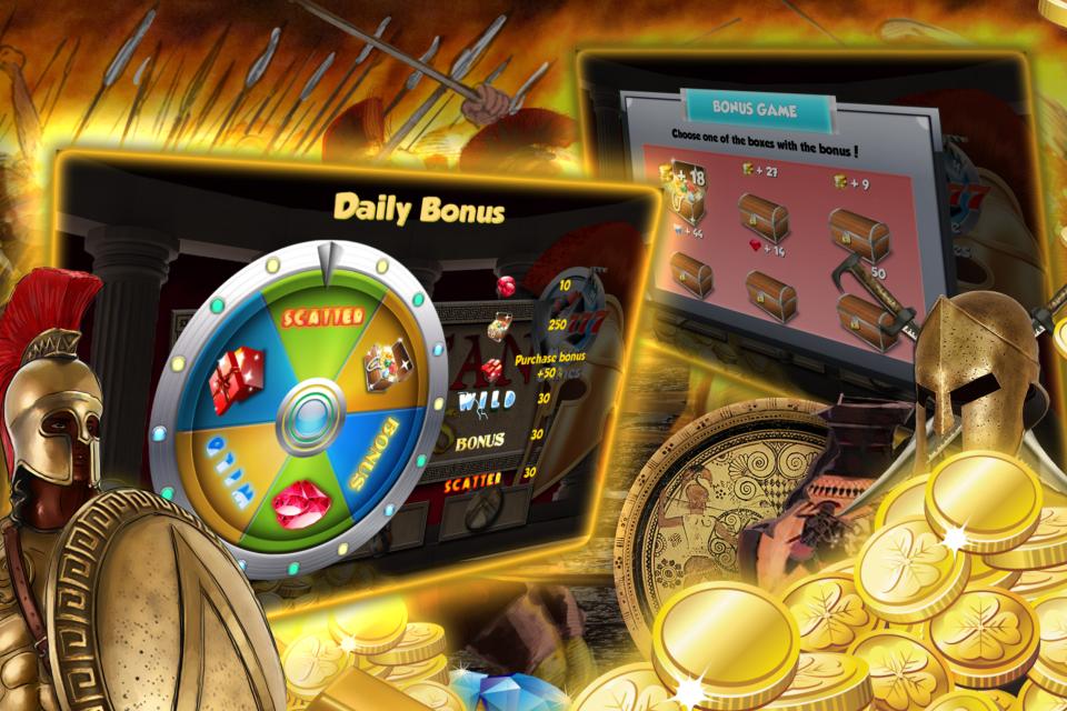 Sparta Slot Machine Screenshot 3