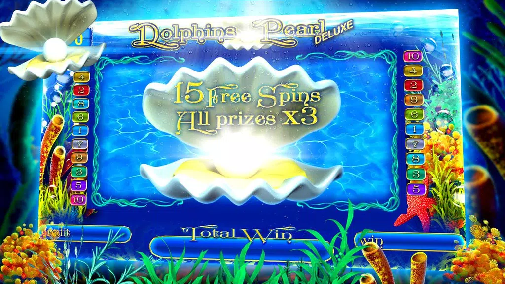 Dolphins of the pearl sea slot Screenshot 4