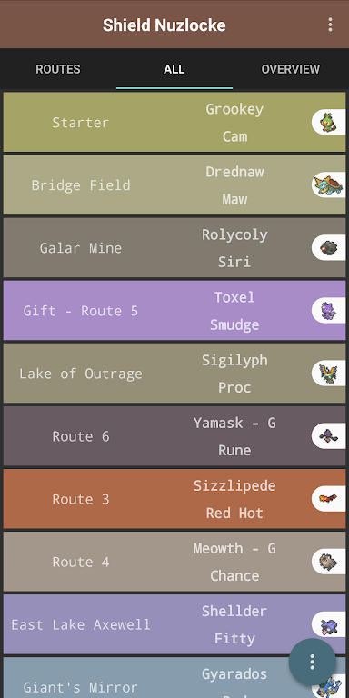 Route Chart - Nuzlocke Tracker - No Ads Screenshot 3