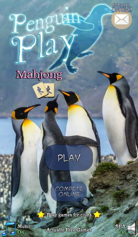 Hidden Mahjong: Penguin Play Screenshot 1 