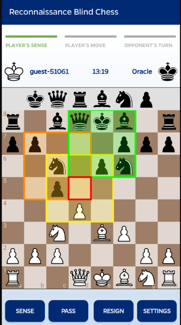 Reconnaissance Blind Chess Screenshot 1 