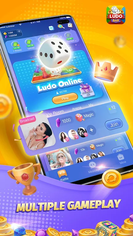 Ludo Bar - Make Friends Online Screenshot 3