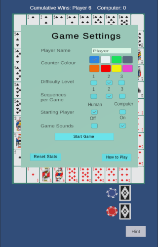 Card Sequence Board Game Screenshot 3 