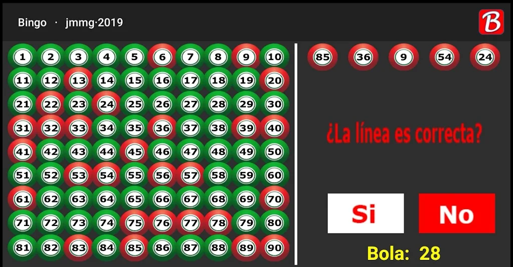 Jugar al BingO - Números del Bingo. Screenshot 2 